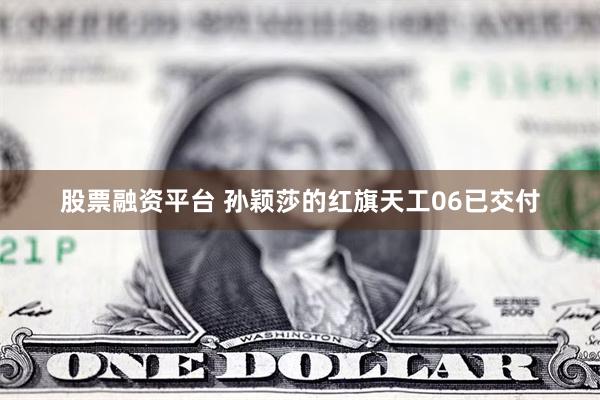 股票融资平台 孙颖莎的红旗天工06已交付