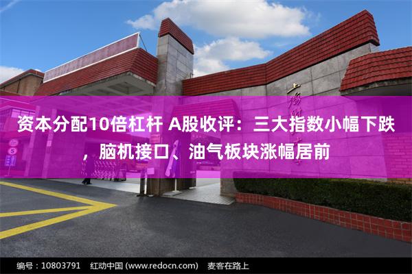 资本分配10倍杠杆 A股收评：三大指数小幅下跌，脑机接口、油气板块涨幅居前